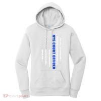 Nys Court Officer Thin Blue Line Flag Women's Hoodie thumb 0