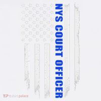 Nys Court Officer Thin Blue Line Flag Women's Hoodie thumb 2