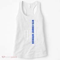 Nys Court Officer Thin Blue Line Flag Women's Tank Top thumb 0