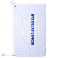 Nys Court Officer Thin Blue Line Flag Golf Towel thumb 0