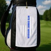 Nys Court Officer Thin Blue Line Flag Golf Towel thumb 2
