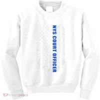 Nys Court Officer Thin Blue Line Flag Kids Sweatshirt thumb 0