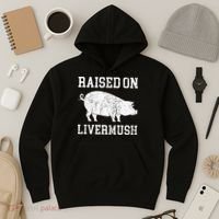 North Carolina Pride Raised On Livermush Hoodie thumb 3