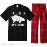North Carolina Pride Raised On Livermush Pajama Set thumb 0