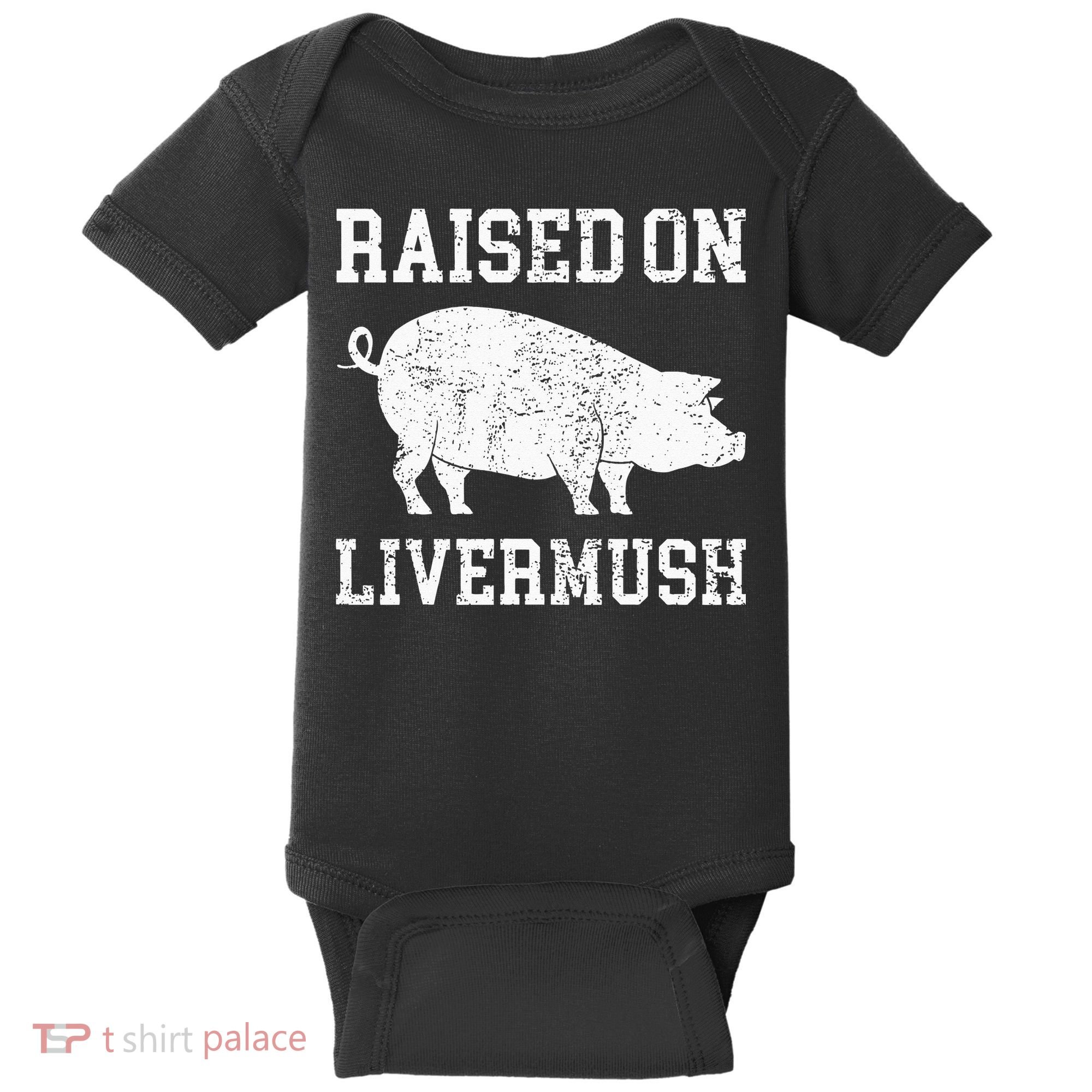 North Carolina Pride Raised On Livermush Baby Bodysuit