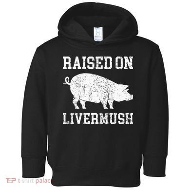North Carolina Pride Raised On Livermush Toddler Hoodie