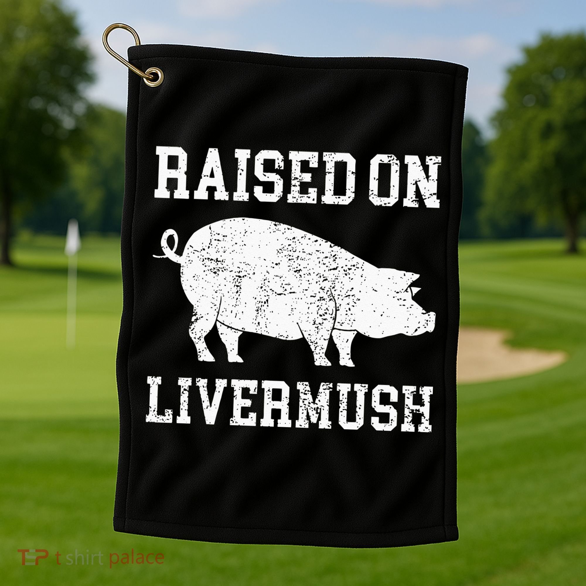 North Carolina Pride Raised On Livermush Golf Towel