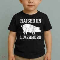 North Carolina Pride Raised On Livermush Toddler T-Shirt thumb 2