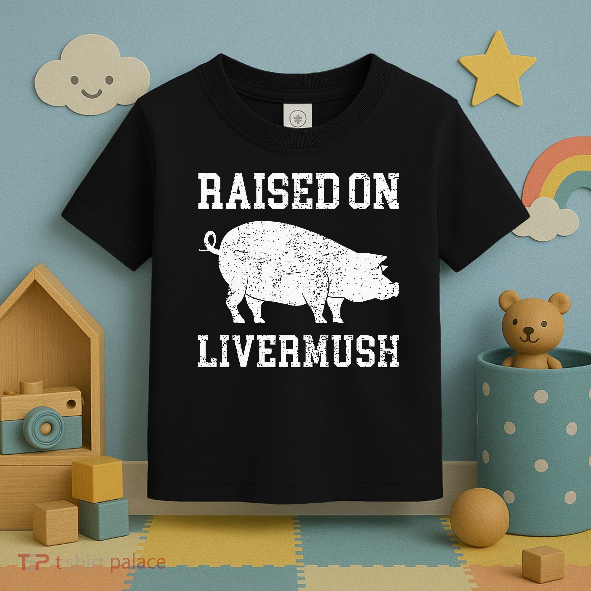 North Carolina Pride Raised On Livermush Toddler T-Shirt