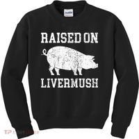 North Carolina Pride Raised On Livermush Kids Sweatshirt thumb 0