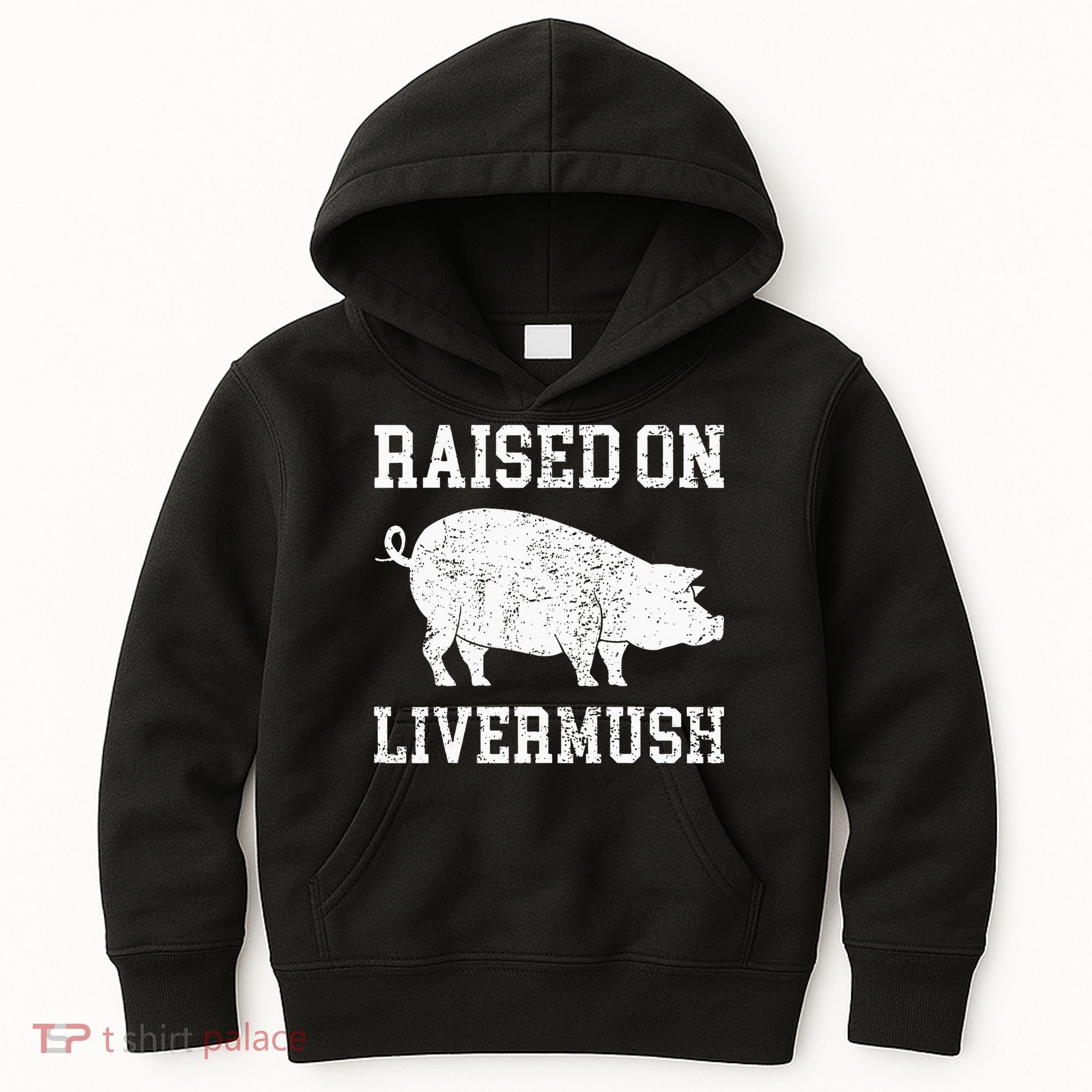 North Carolina Pride Raised On Livermush Kids Hoodie