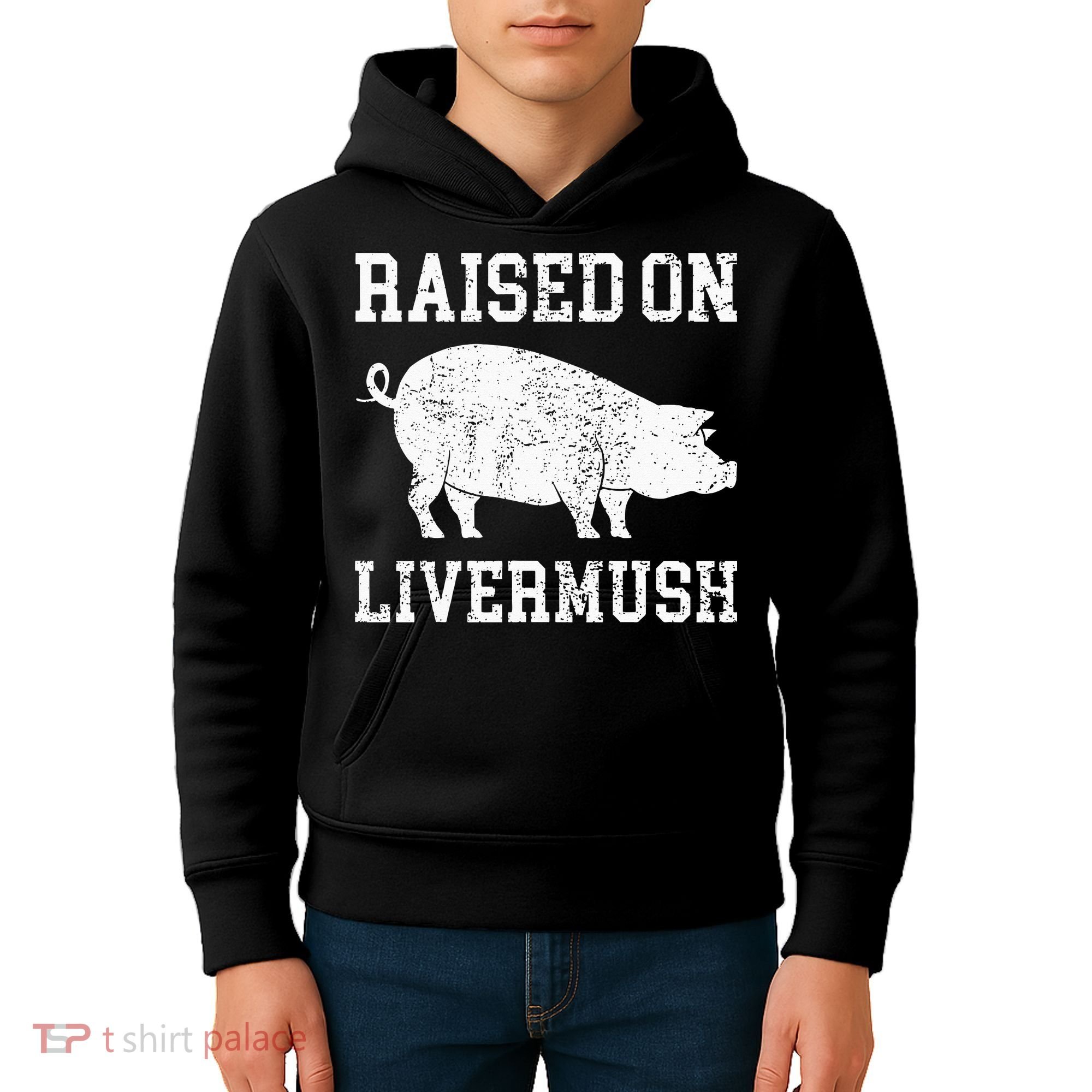 North Carolina Pride Raised On Livermush Kids Hoodie