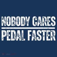 Nobody Cares Pedal Faster Cool Cycling Humor  Women's Hoodie thumb 2