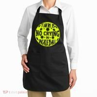 No Crying Pickleball Player Paddleball Lover Dink Funny Apron thumb 2
