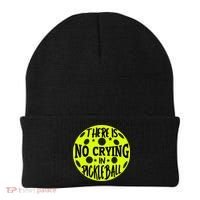 No Crying Pickleball Player Paddleball Lover Dink Funny Beanie thumb 0