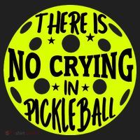 No Crying Pickleball Player Paddleball Lover Dink Funny Beanie thumb 2