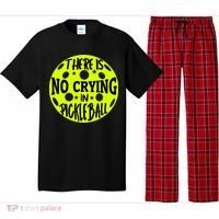 No Crying Pickleball Player Paddleball Lover Dink Funny Pajama Set thumb 0