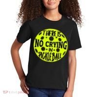 No Crying Pickleball Player Paddleball Lover Dink Funny Kids T-Shirt thumb 2