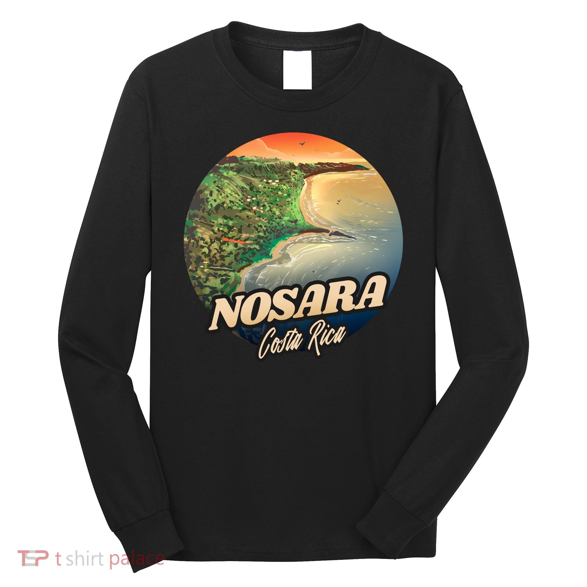 Nosara Costa Rica Touristic Long Sleeve Shirt
