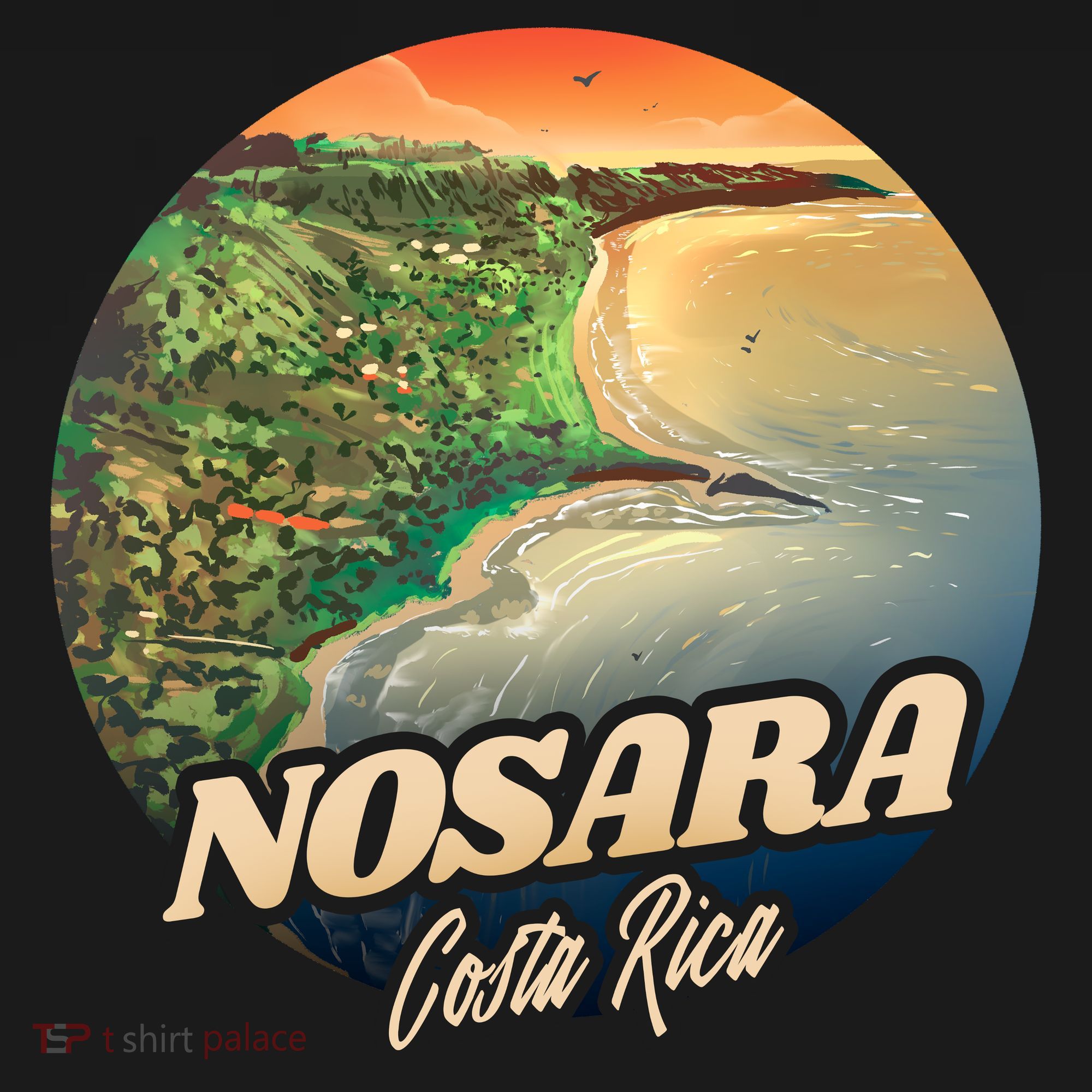 Nosara Costa Rica Touristic Long Sleeve Shirt