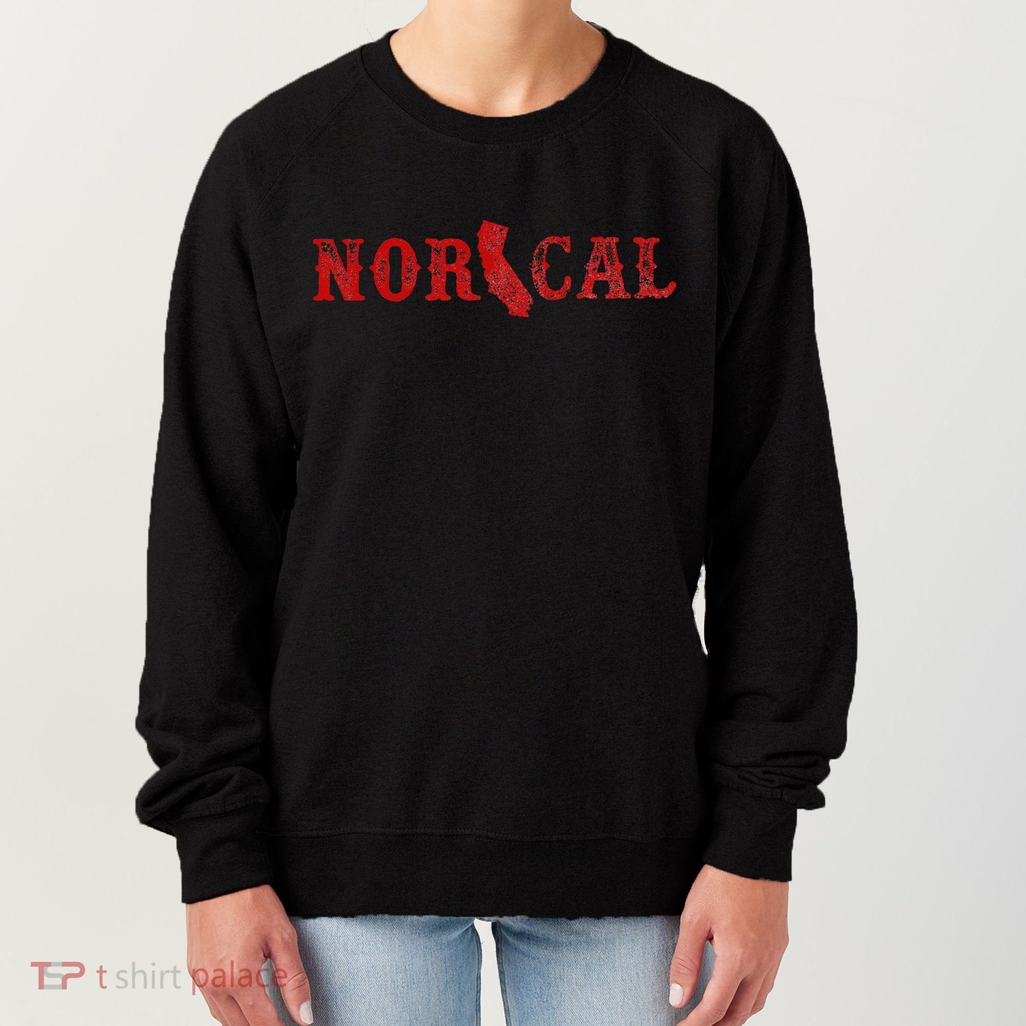NOR CAL Retro Style California Women's Sweatshirt