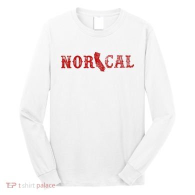NOR CAL Retro Style California Long Sleeve Shirt