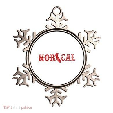 NOR CAL Retro Style California Ornament