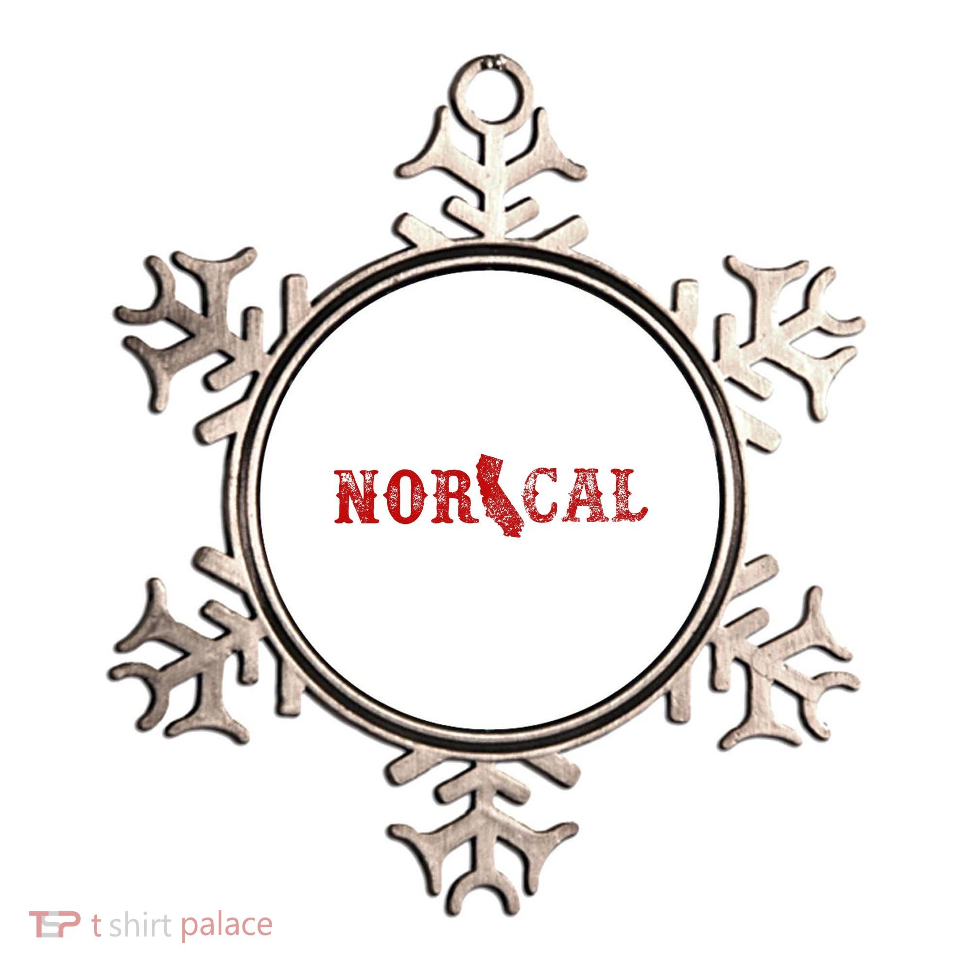 NOR CAL Retro Style California Ornament