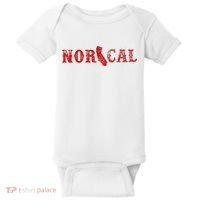 NOR CAL Retro Style California Baby Bodysuit thumb 0