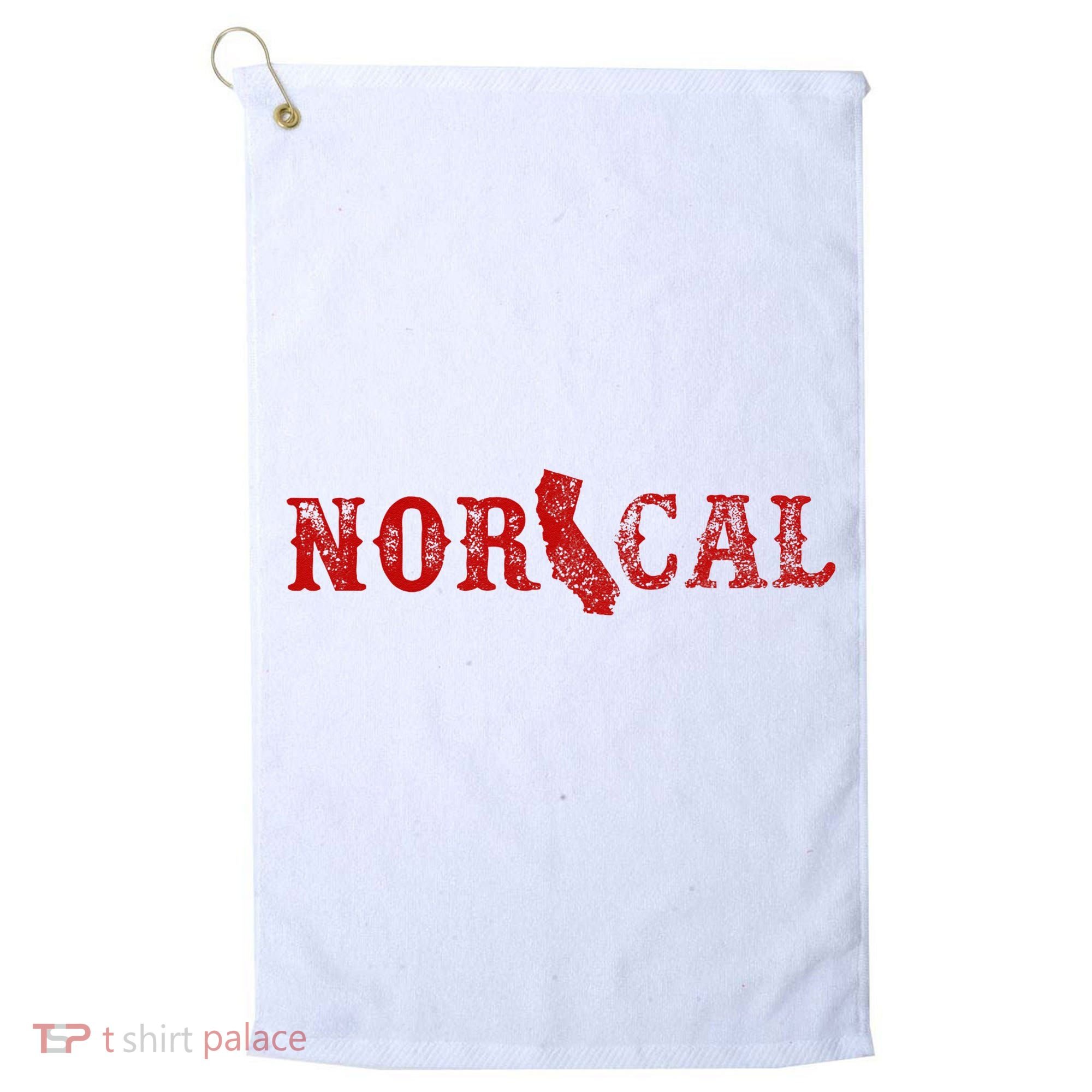 NOR CAL Retro Style California Golf Towel