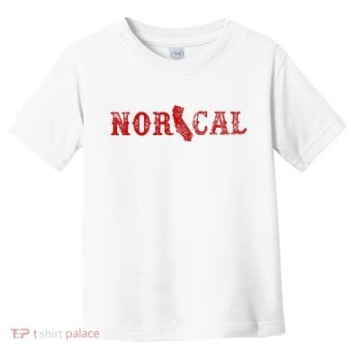 NOR CAL Retro Style California Toddler T-Shirt