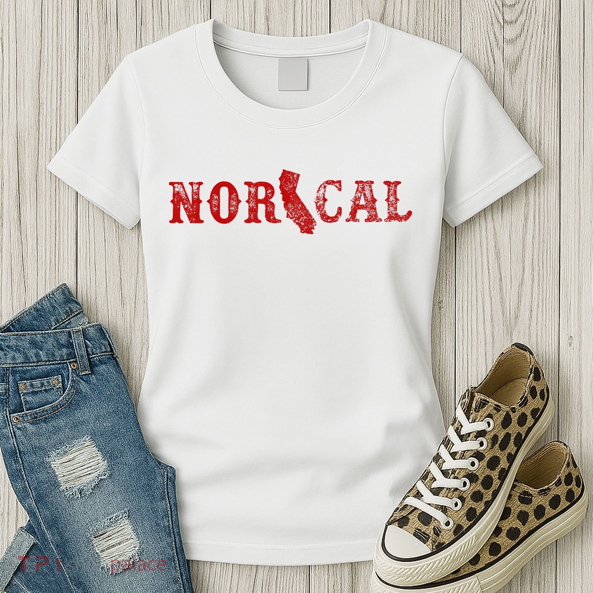 NOR CAL Retro Style California Women's T-Shirt