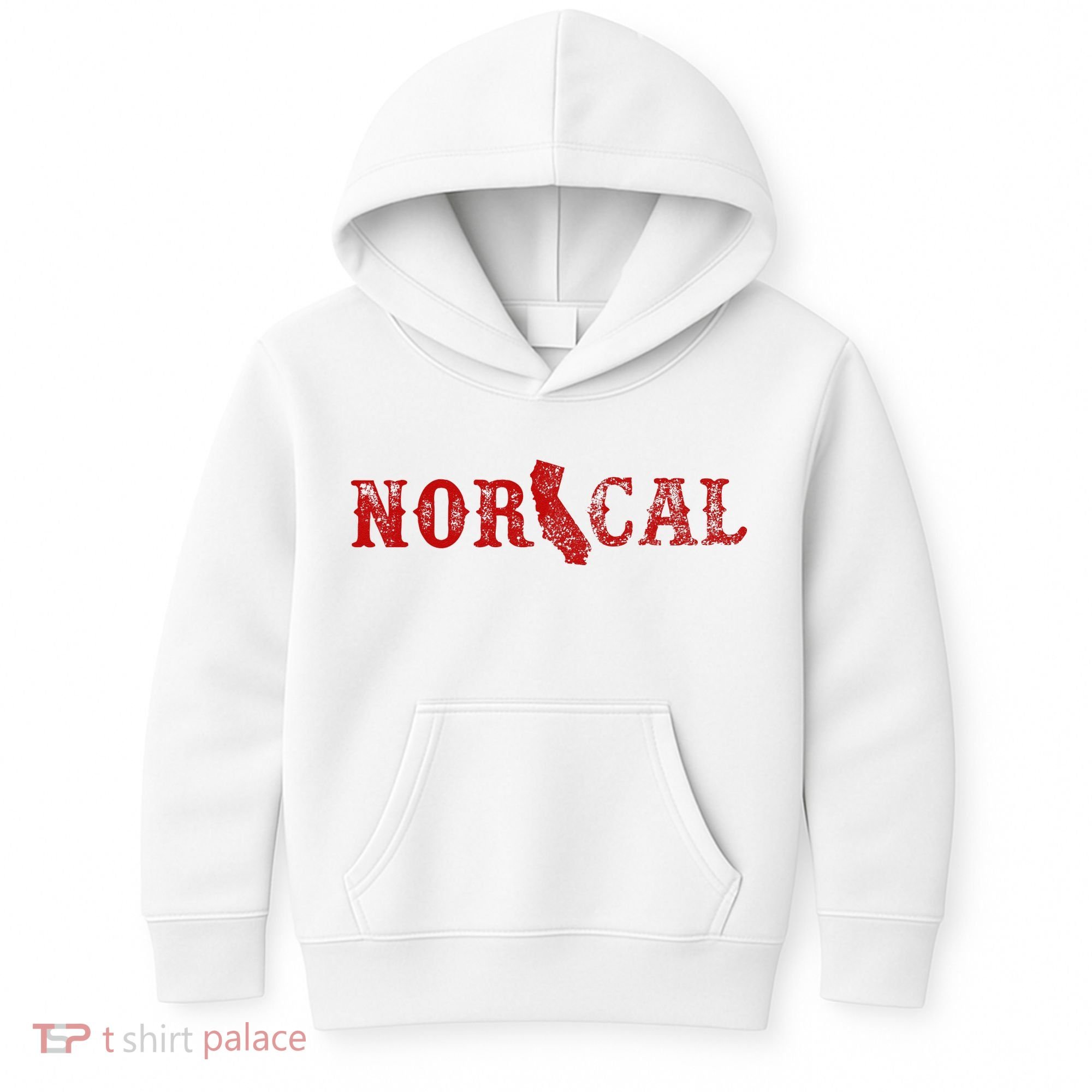 NOR CAL Retro Style California Kids Hoodie