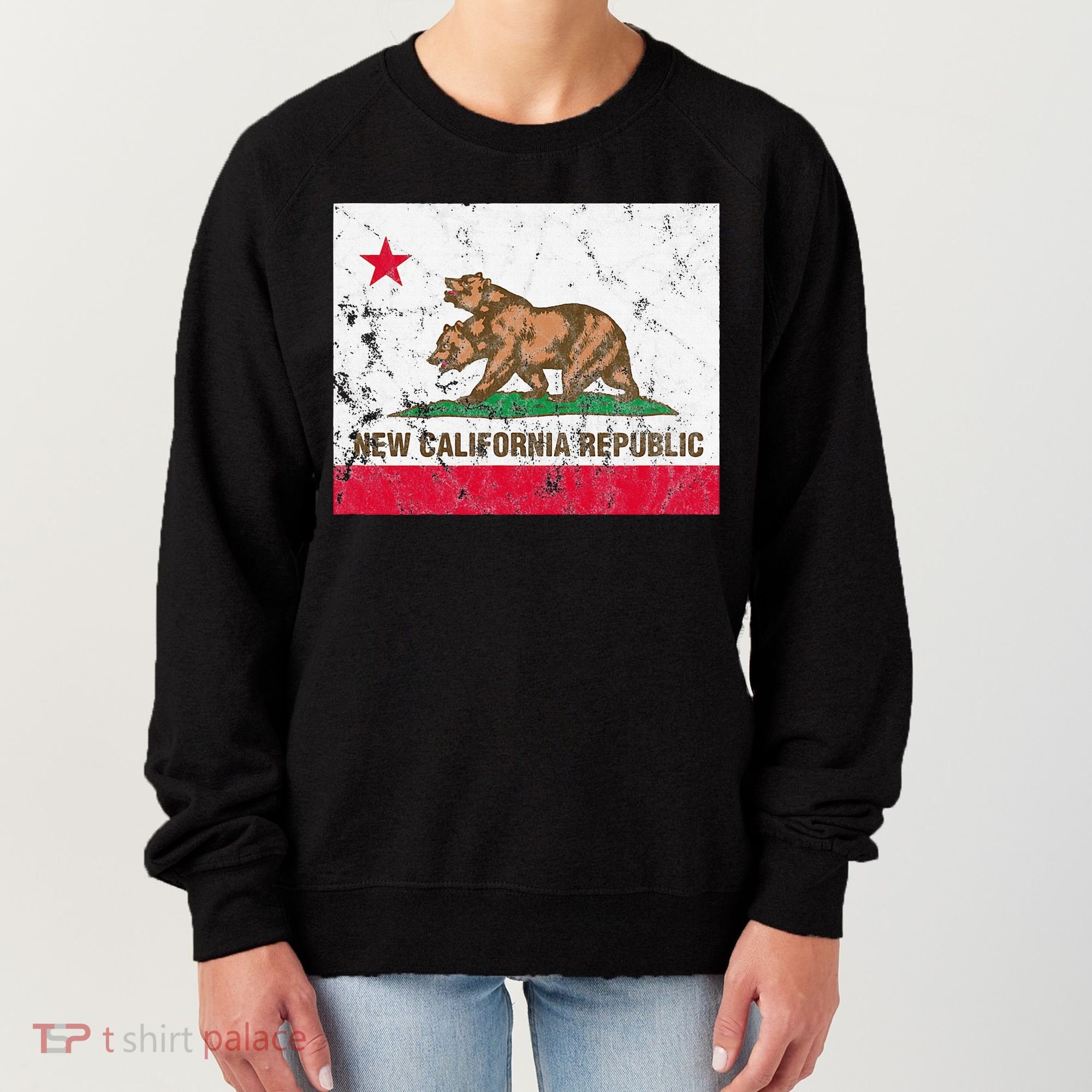New California Republic Ncr Flag State Women's Sweatshirt