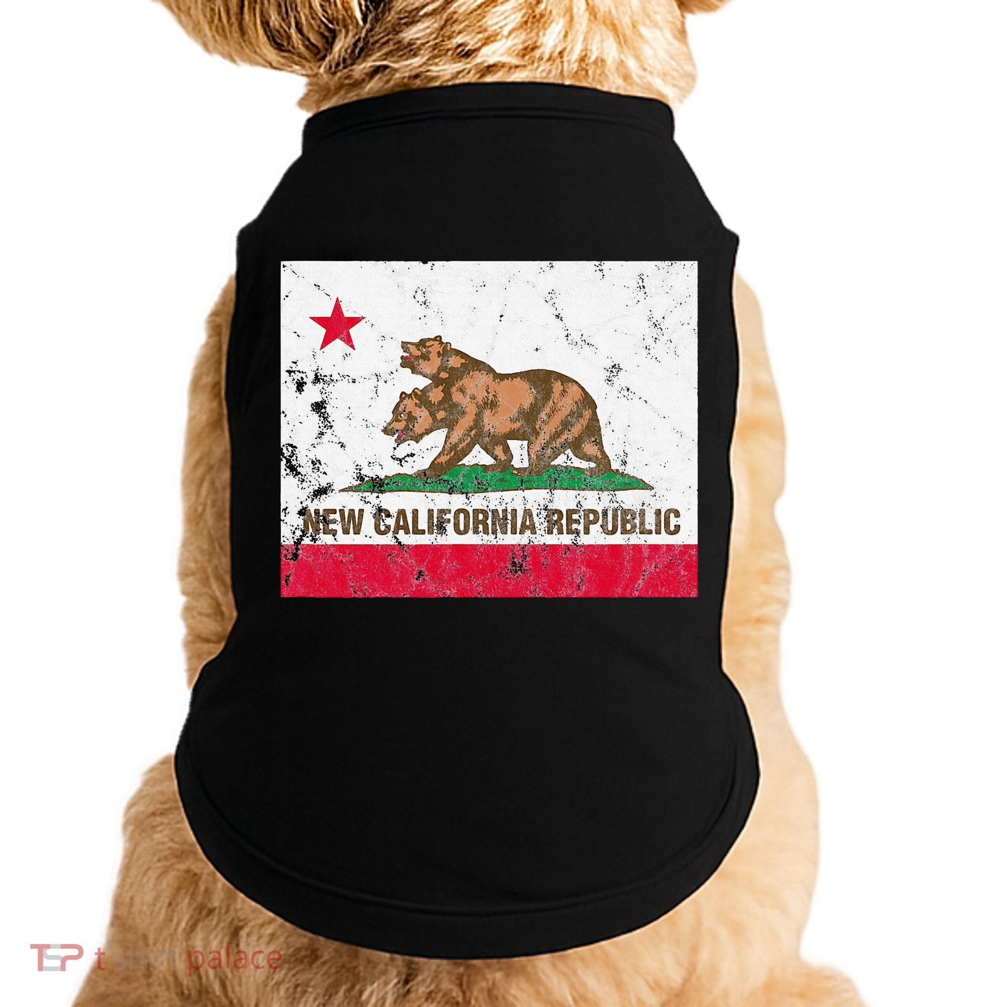 New California Republic Ncr Flag State Doggie Tank