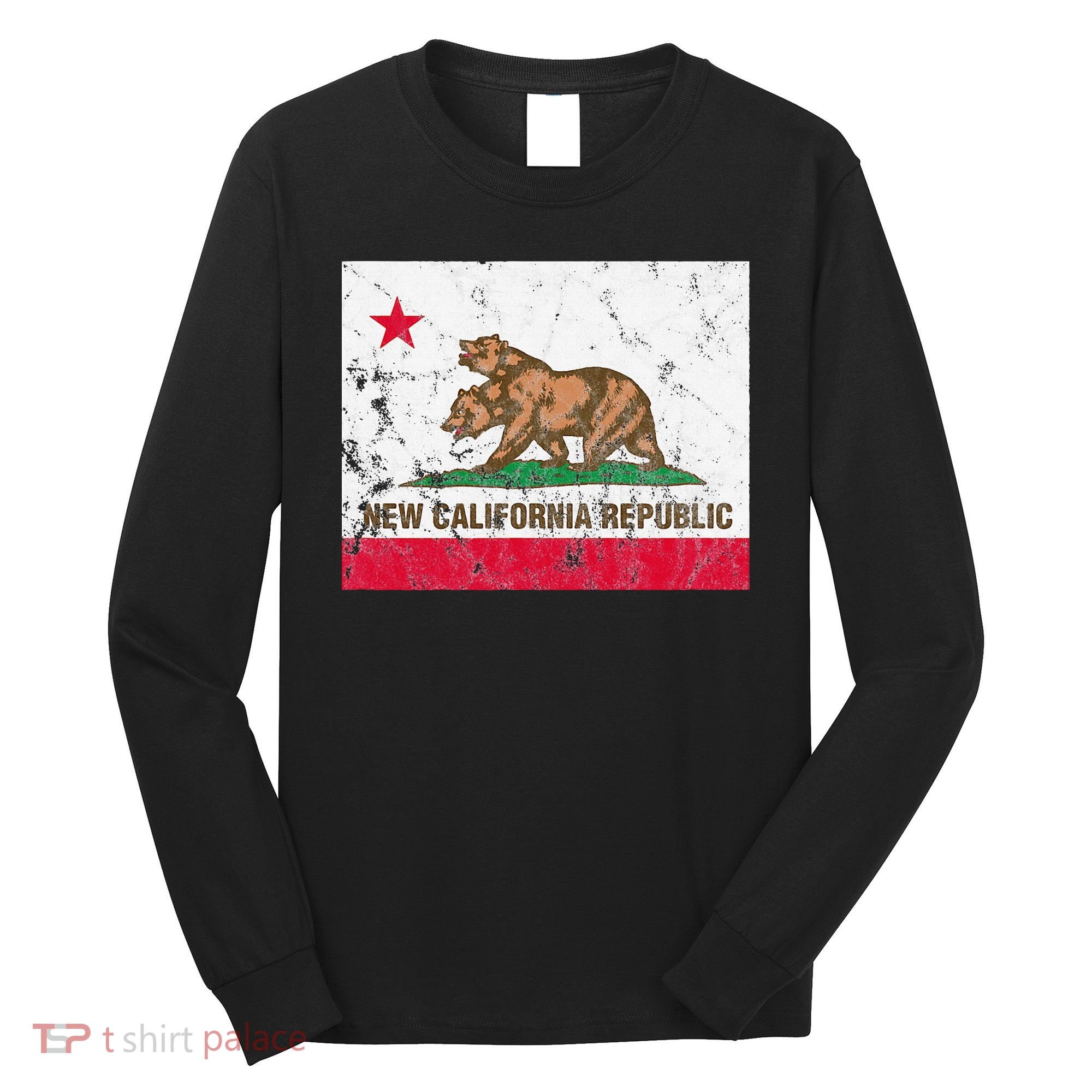 New California Republic Ncr Flag State Long Sleeve Shirt