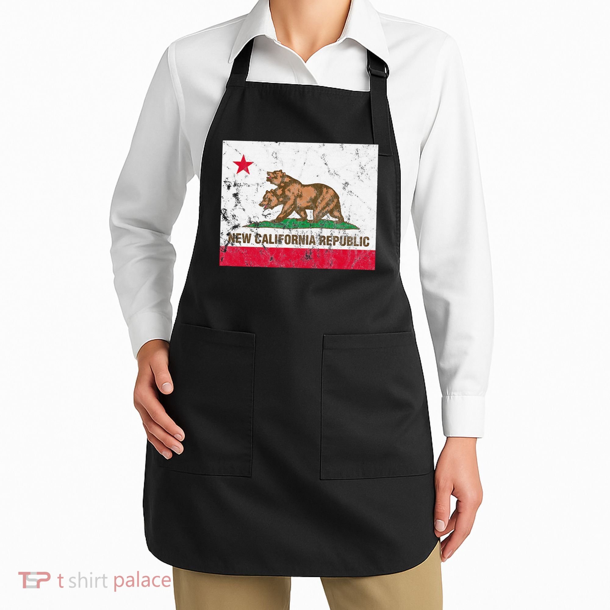 New California Republic Ncr Flag State Apron
