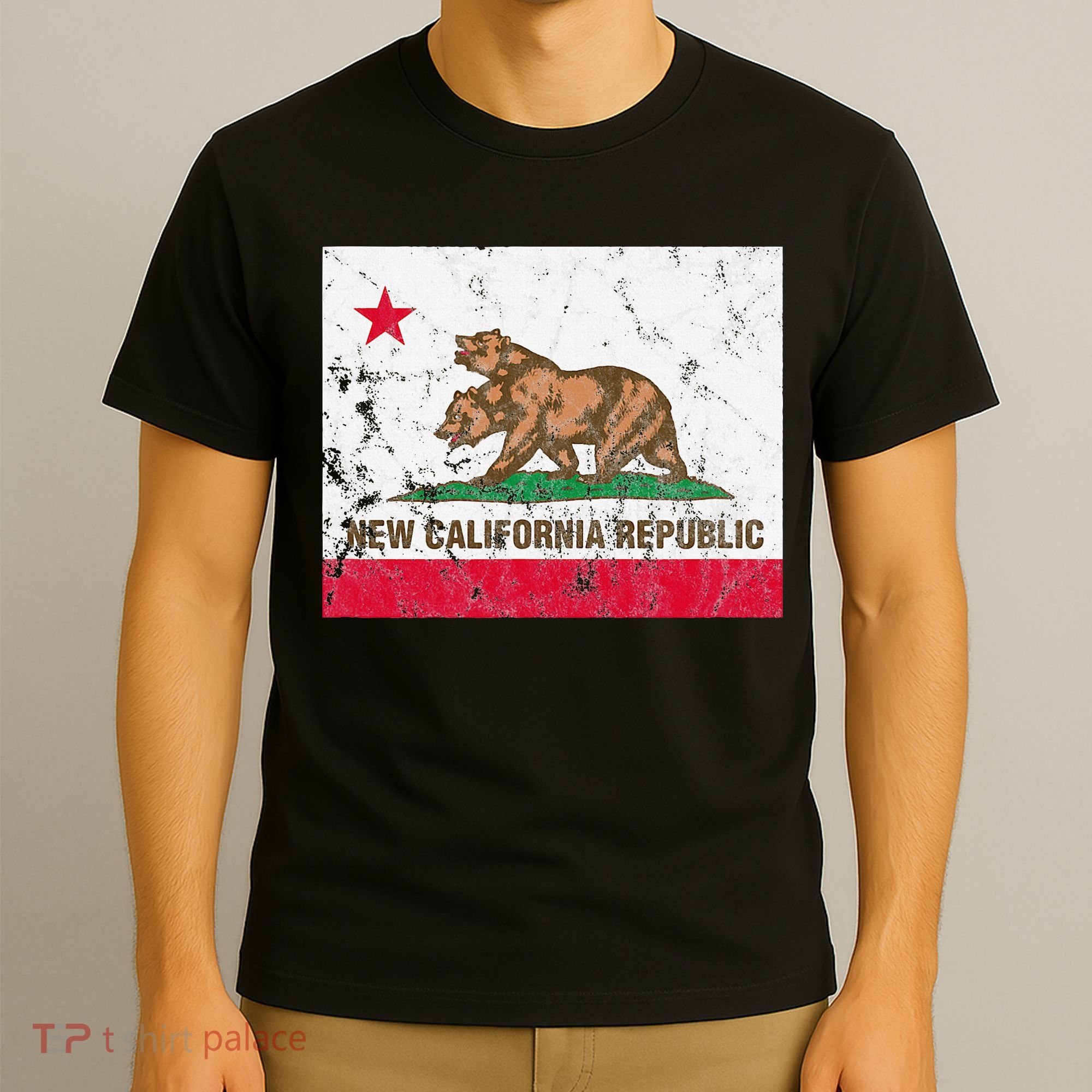 New California Republic Ncr Flag State T-Shirt