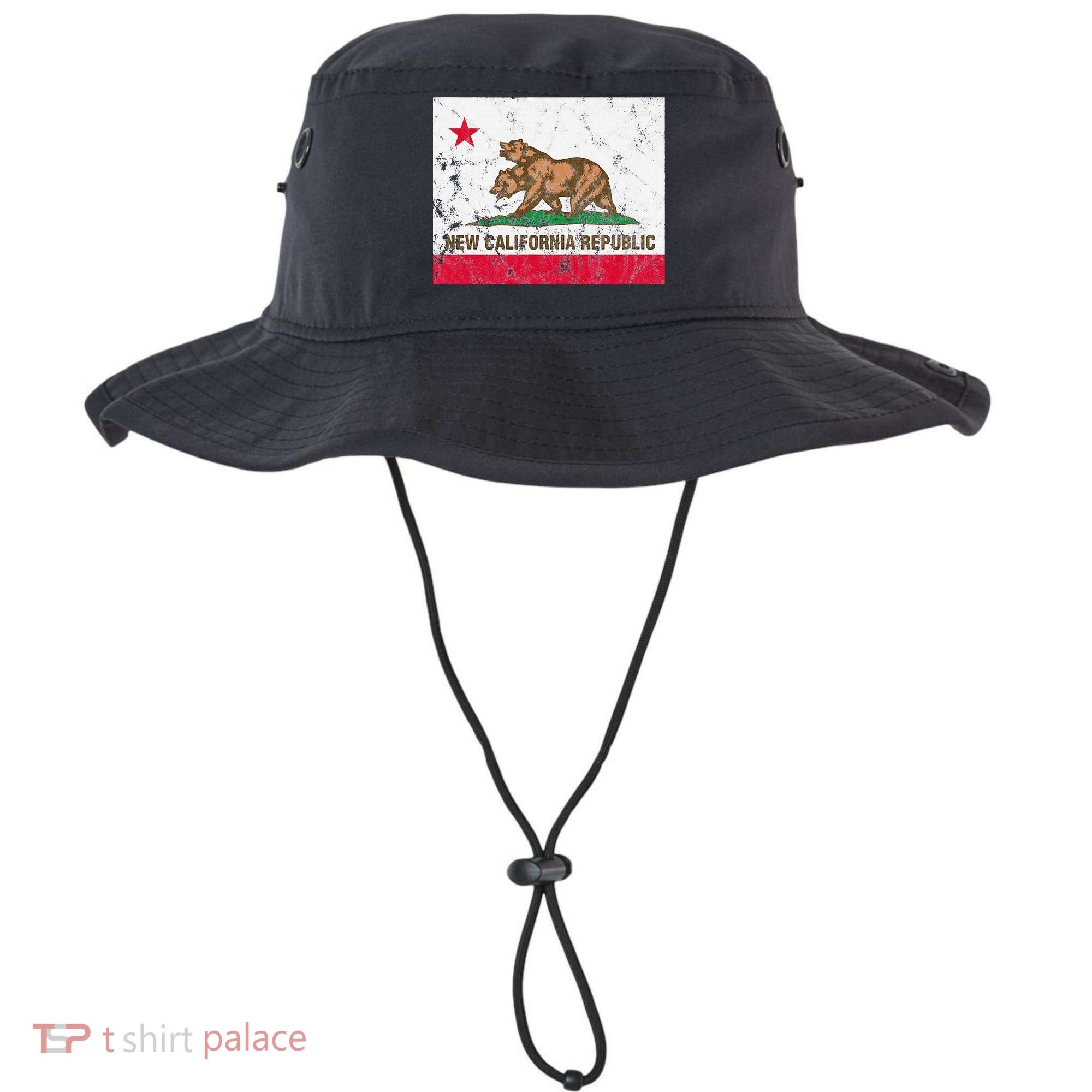 New California Republic Ncr Flag State Bucket Hat