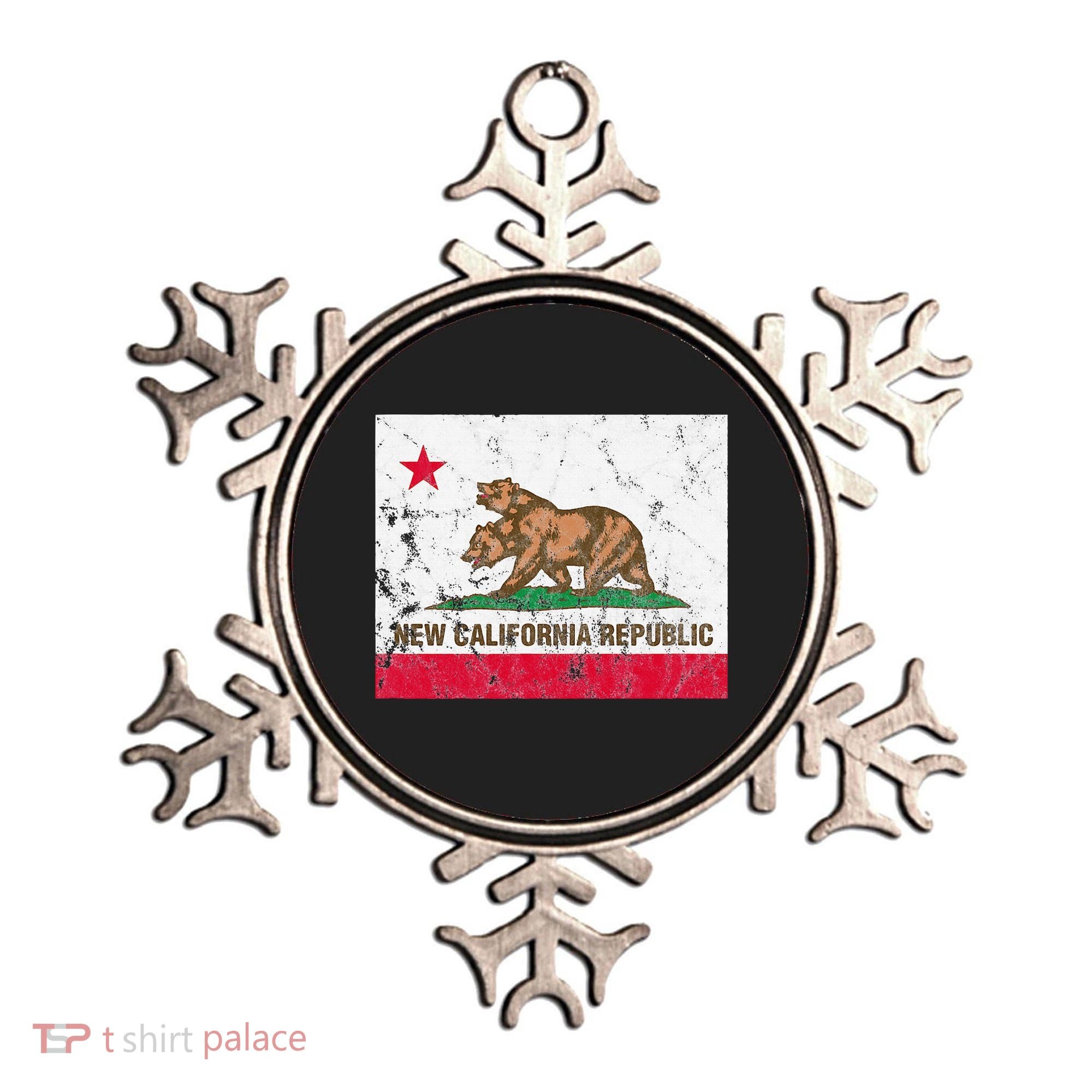 New California Republic Ncr Flag State Ornament
