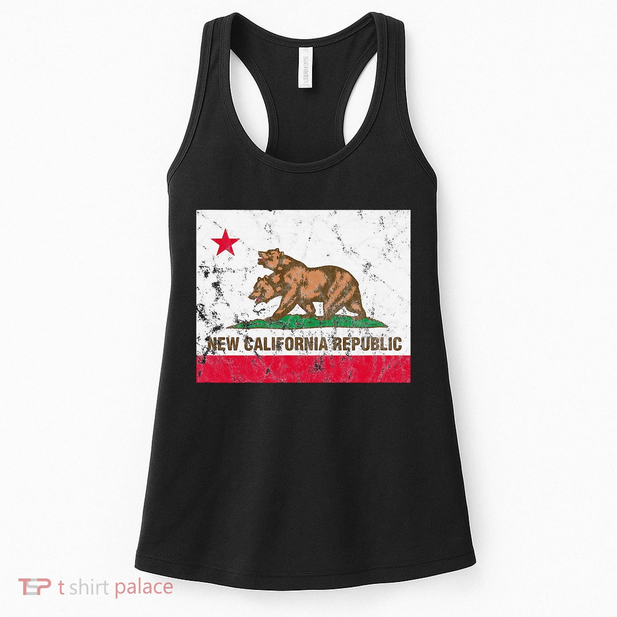 New California Republic Ncr Flag State Women's Tank Top
