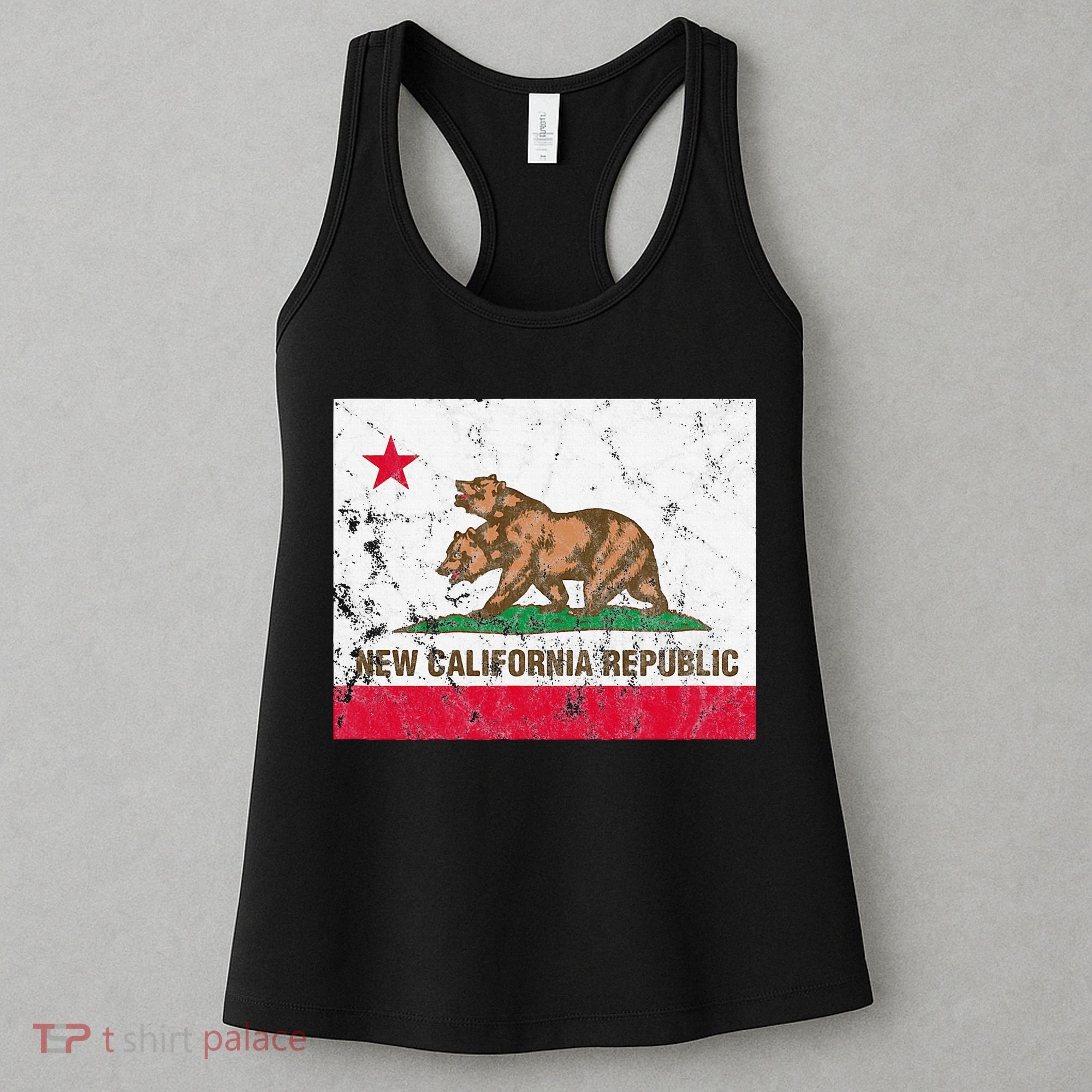 New California Republic Ncr Flag State Women's Tank Top