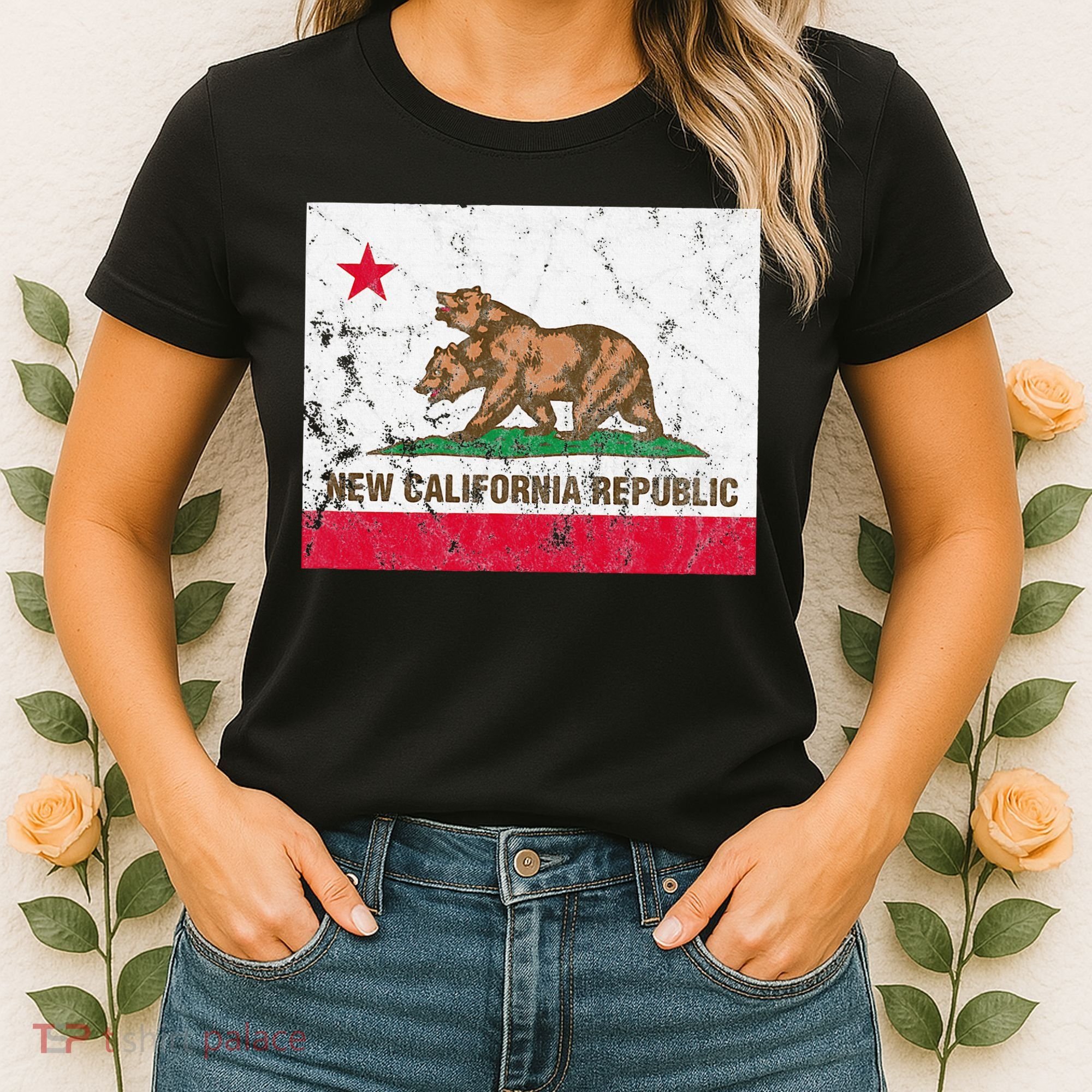 New California Republic Ncr Flag State Women's T-Shirt