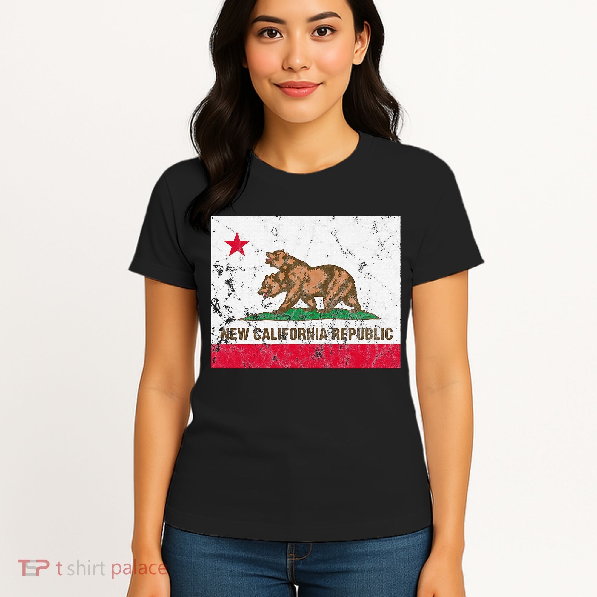New California Republic Ncr Flag State Women's T-Shirt
