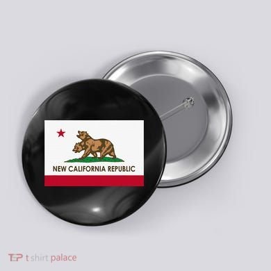 New California Republic Button