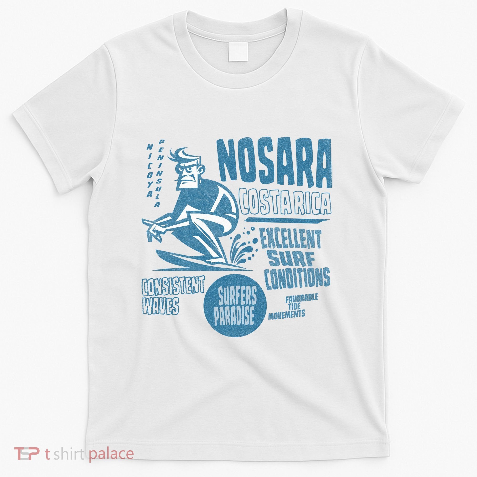 Nosara Costa Rica Sufing Vintage T-Shirt