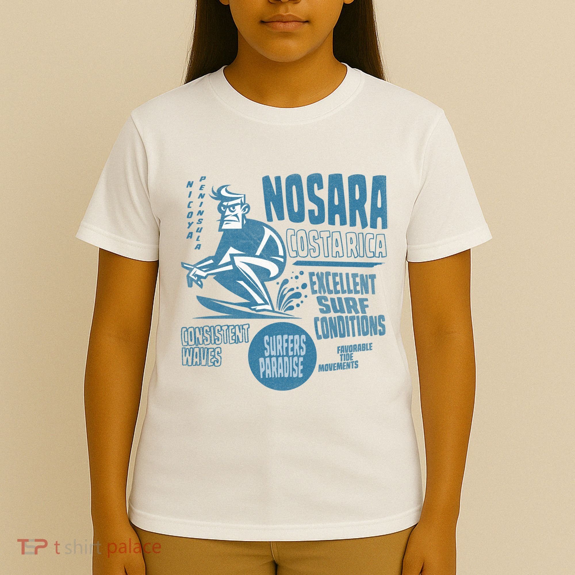 Nosara Costa Rica Sufing Vintage T-Shirt
