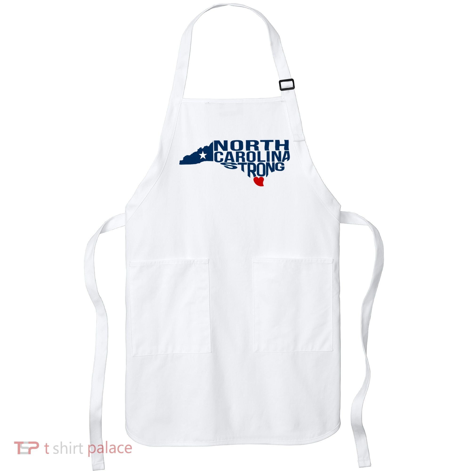 North Carolina Strong With Nc State And Love North Carolina Apron