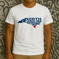 North Carolina Strong With Nc State And Love North Carolina T-Shirt thumb 3
