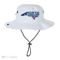 North Carolina Strong With Nc State And Love North Carolina Bucket Hat thumb 0